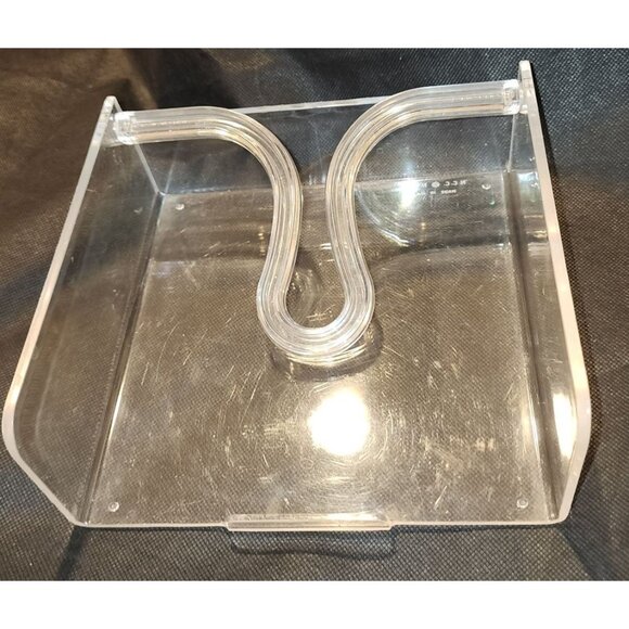 Vintage Rare 1970s Space Age Designs Lucite Clear Post Modern Napkin Holders Sta - Picture 5 of 13